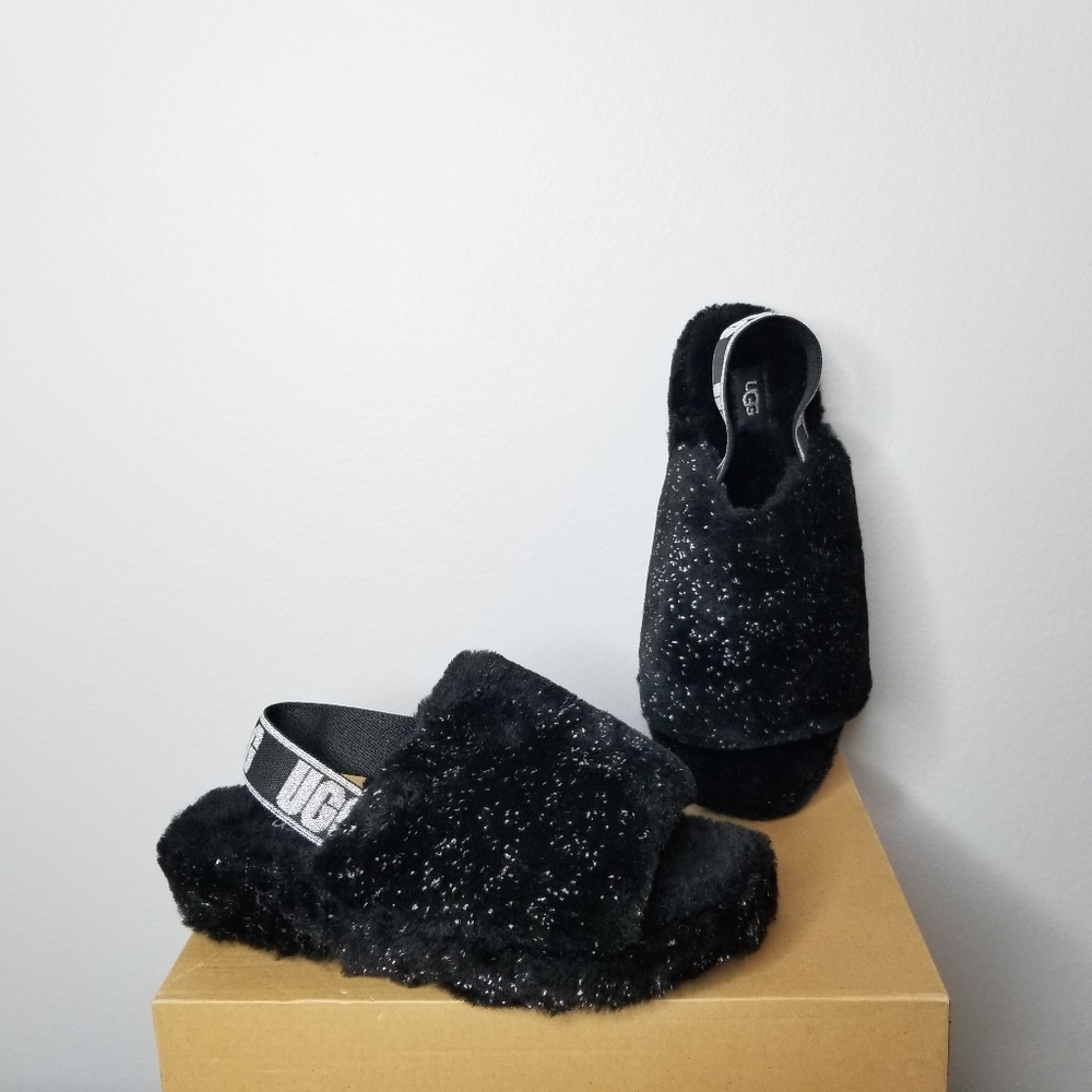 UGG Fluff Yeah Metallic Sparkle